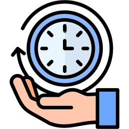 Clock icon - Super Maid LLC